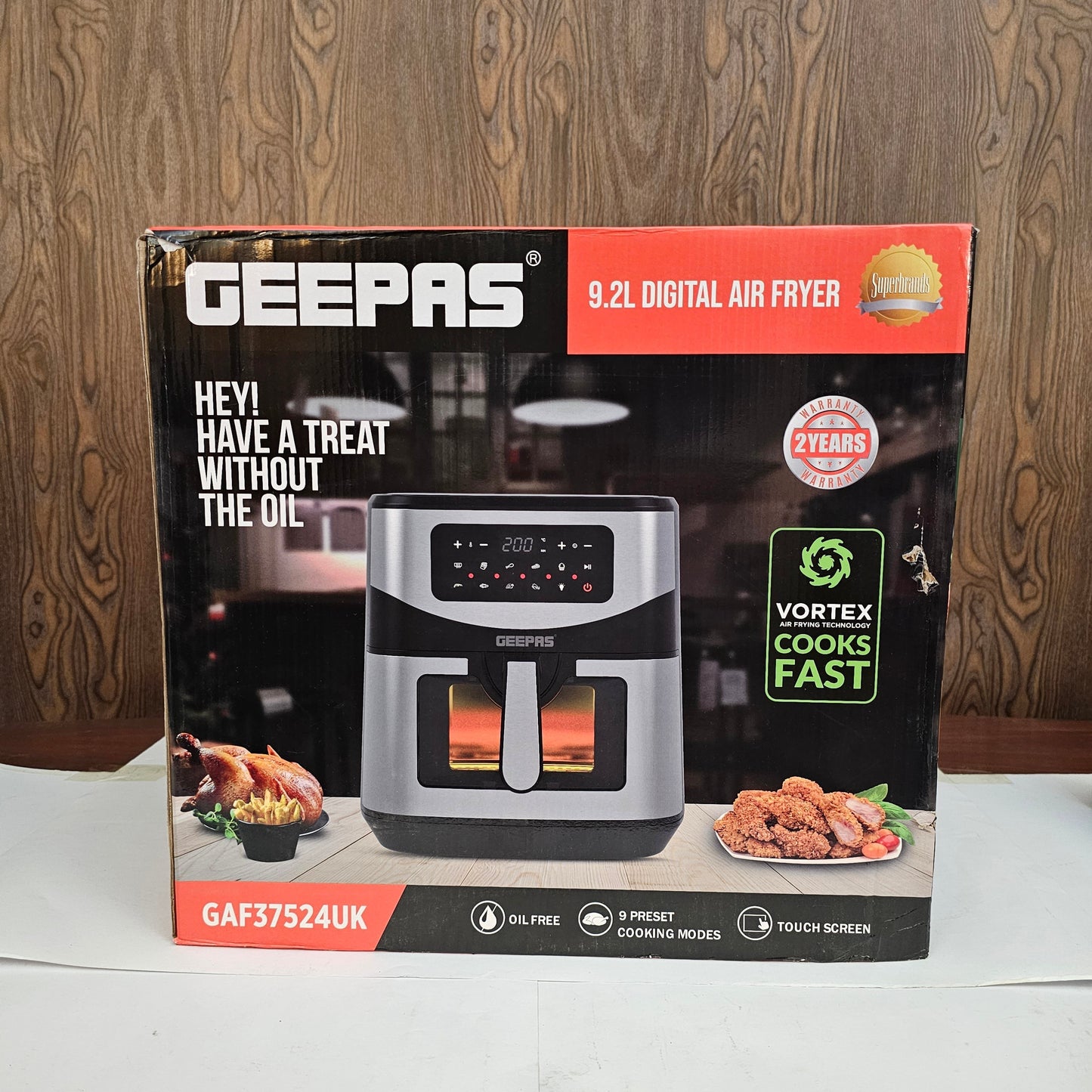 Geepas 9.2L Digital Air fryer GAF37524UK