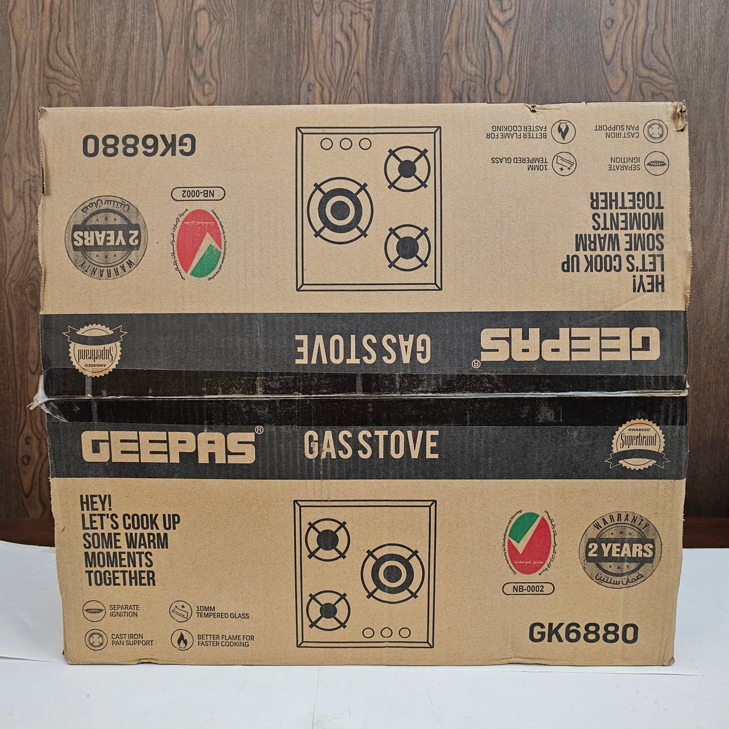 Geepas Gas Stove GK6880