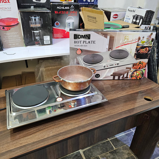 German Lot Imported Boma Double Burner Hot Plate