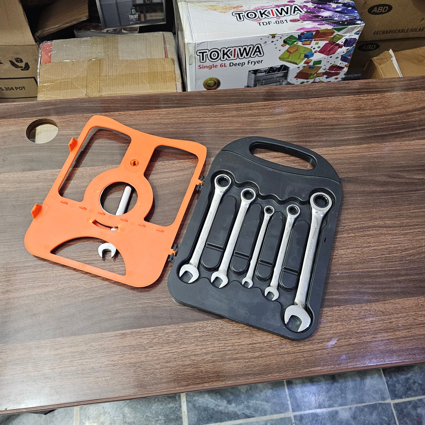 Lot Imported 6-in-1 Wrench set with Box