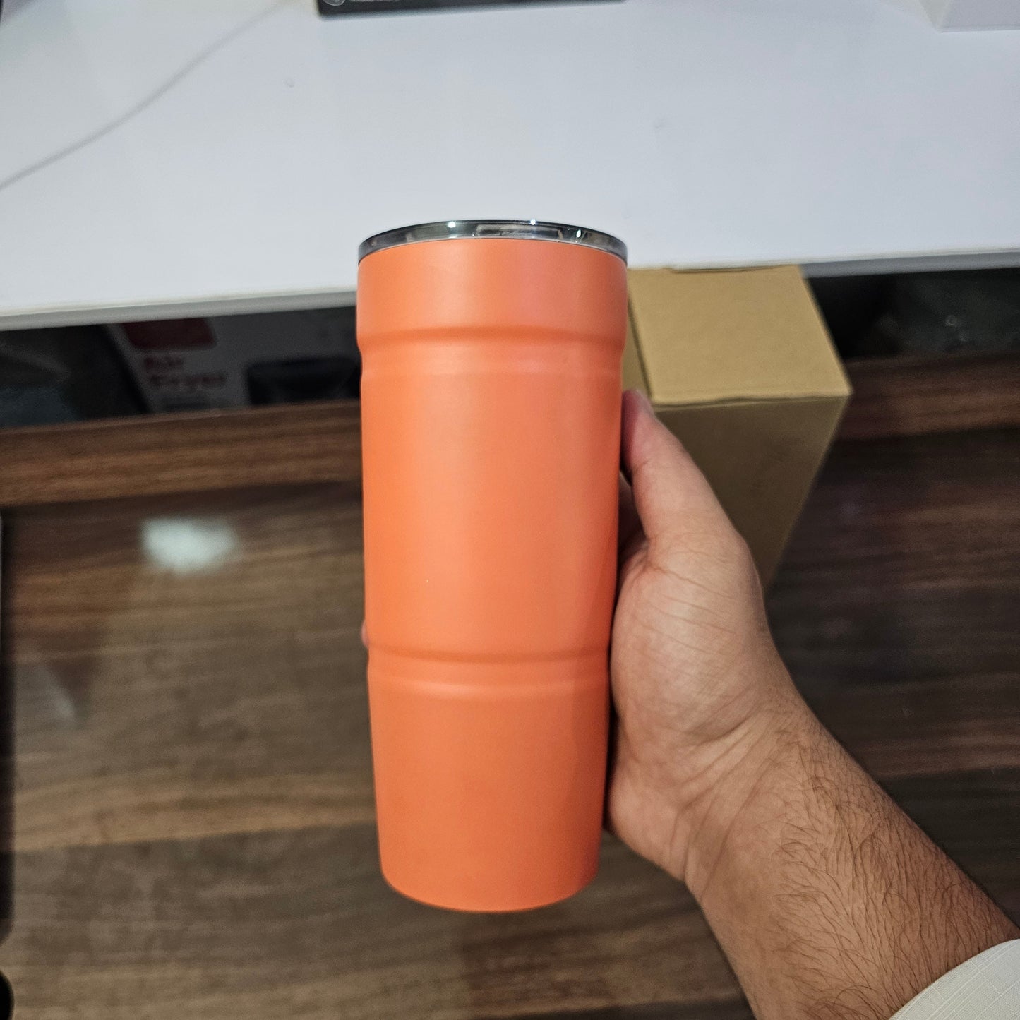 Lot Imported Black & Orange 700ml Tumbler