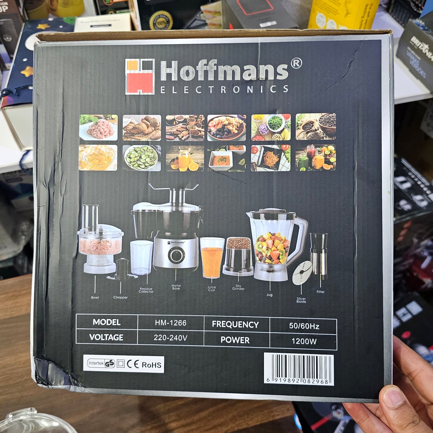 German Lot Imported Hoffmans 10-in-1 Multifunctional Food Processor