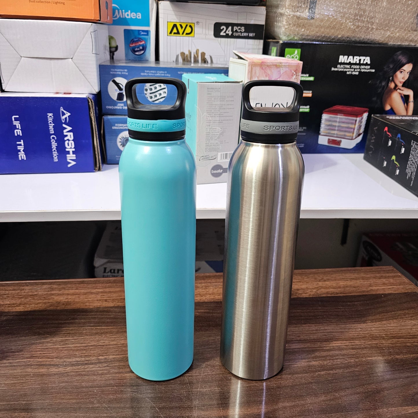 Lot Imported 1000 & 800ml Insulated Bottle