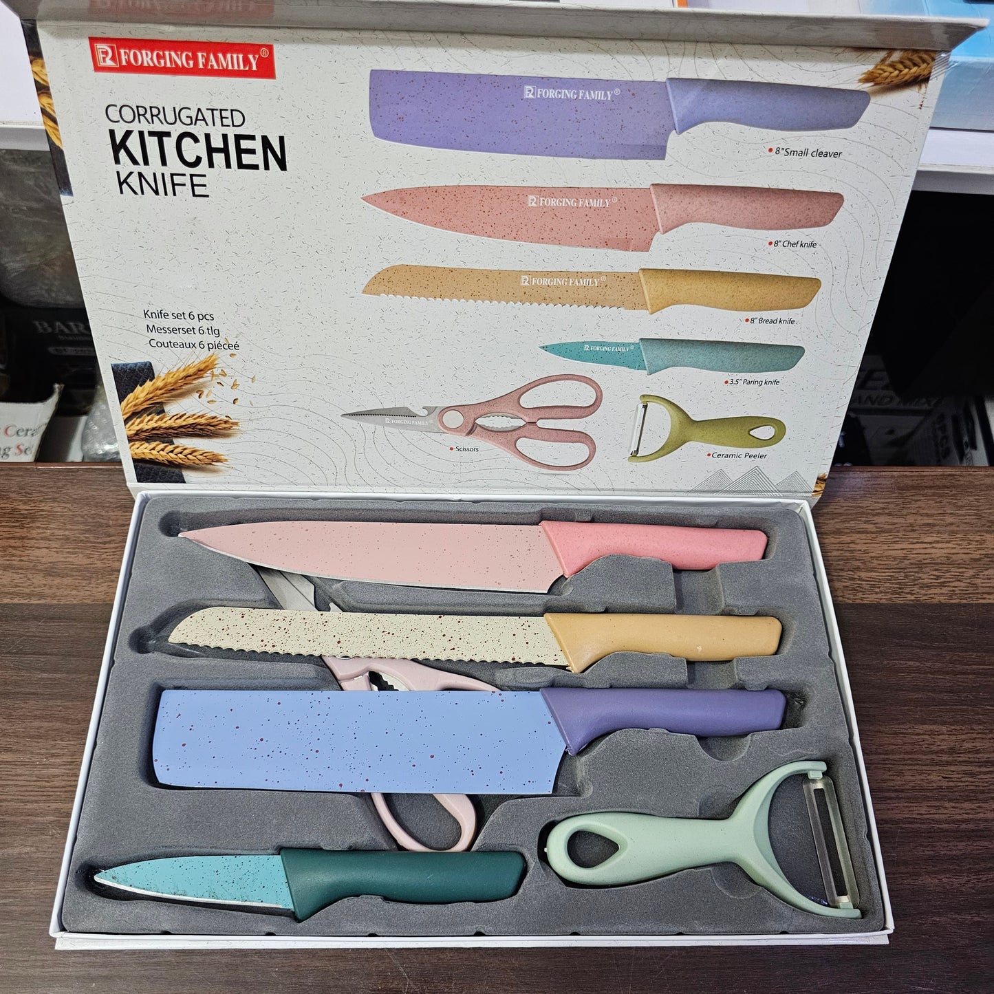 Lot Imported 6-in-1 Knife Set