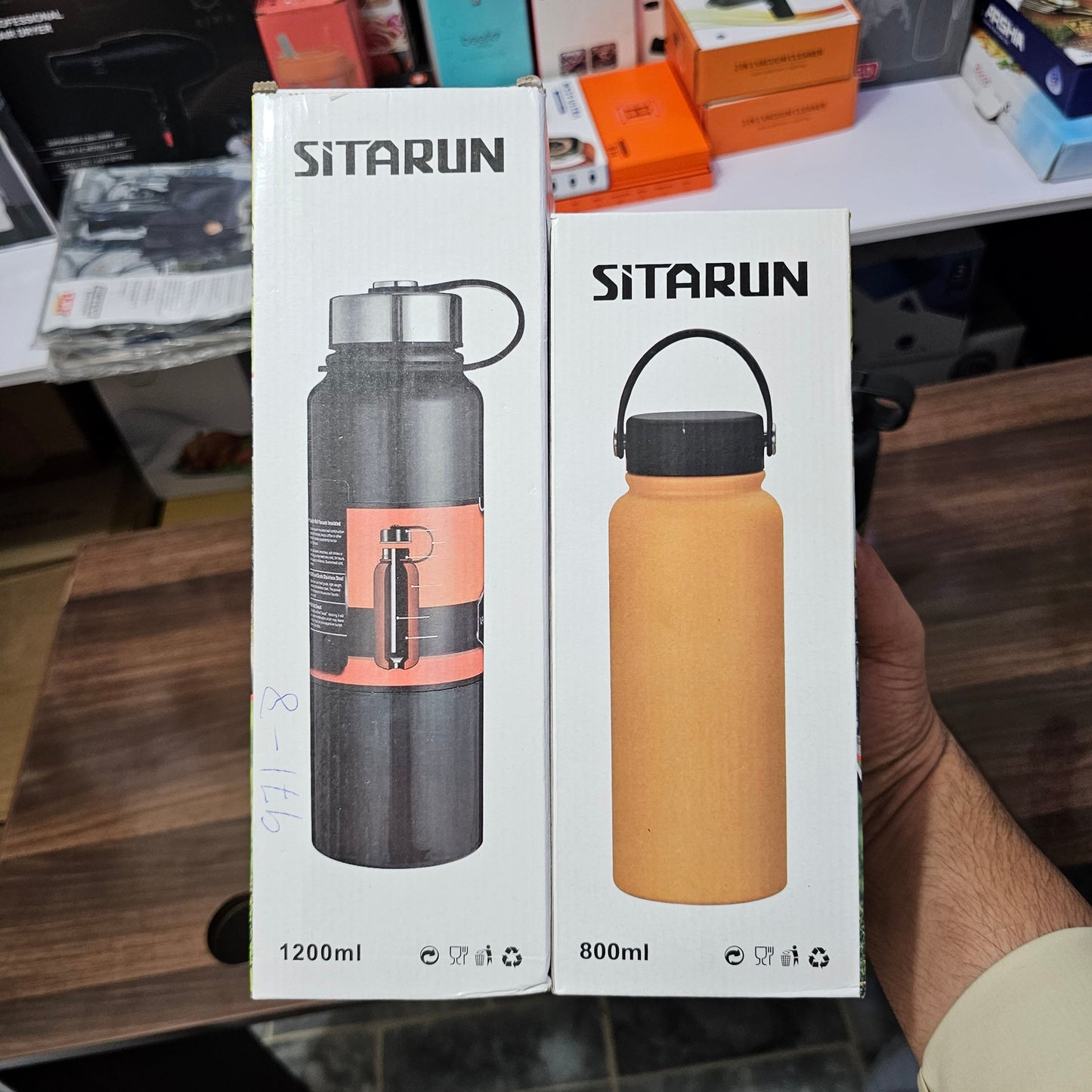 Lot Imported Sitarun 1200 & 800ml Vacuum Bottle