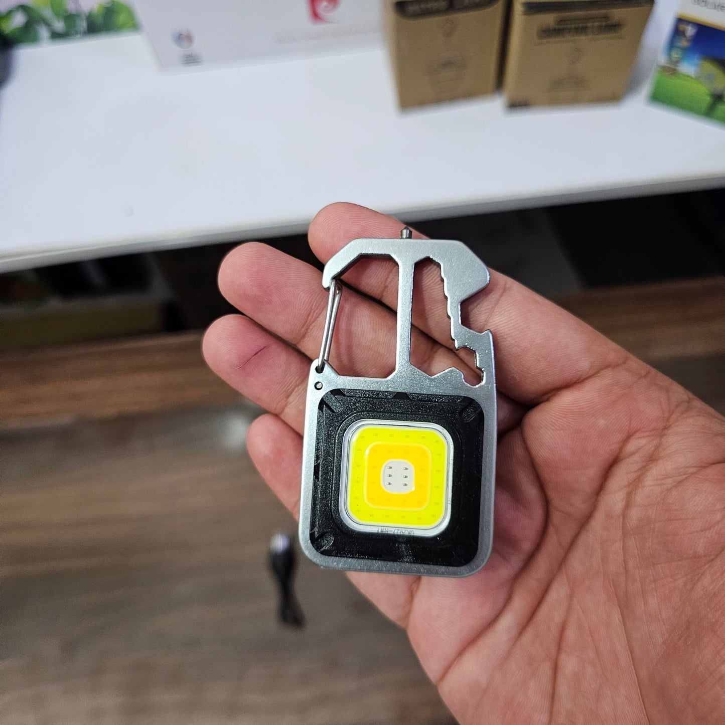 Lot Imported Multifunctional Square Keychain Torch