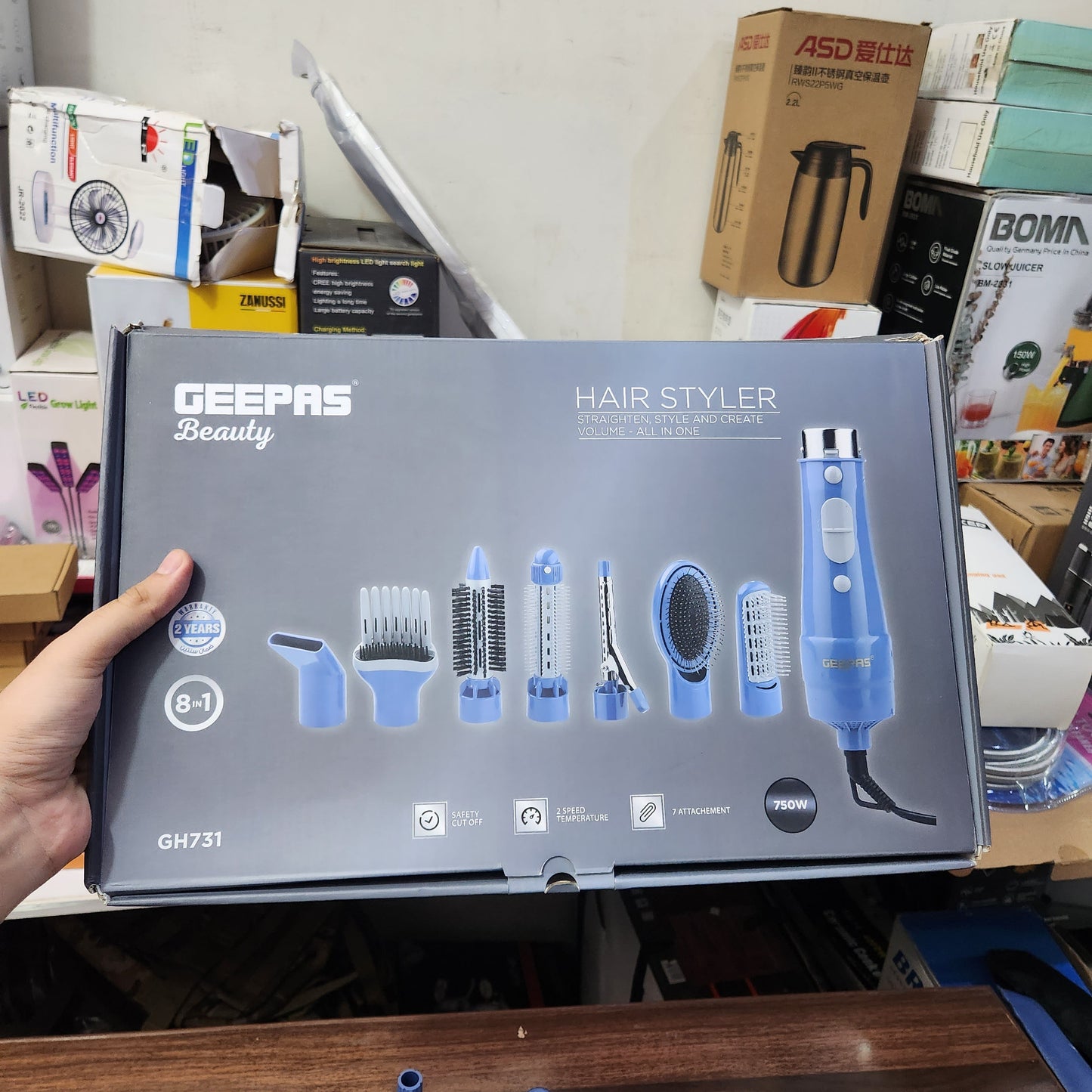 Geepas 8 in 1 Hair Styler