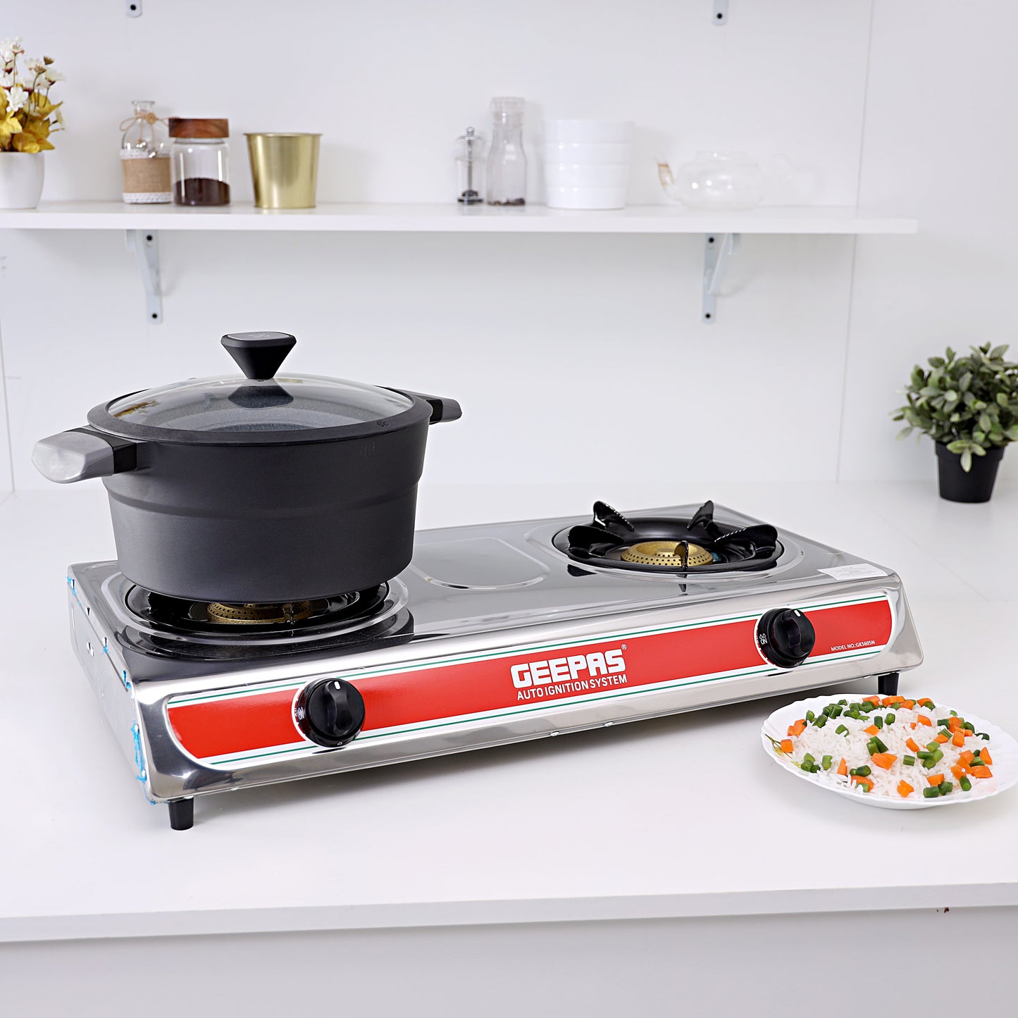 Geepas Gas Cooker GK5616 & GK5613