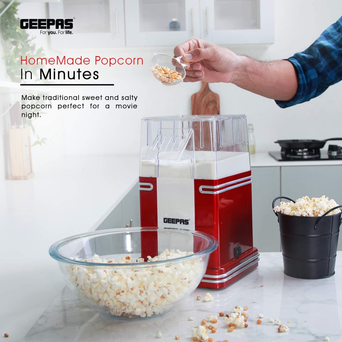 Geepas Popcorn Maker GPM841