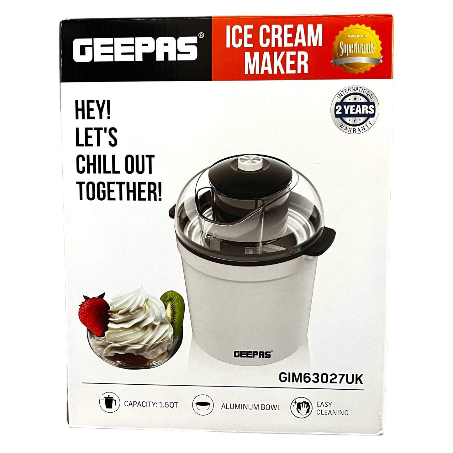 Geepas Ice Cream Maker GIM63027UK