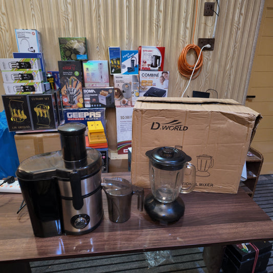 Lot Imported D.World Juice Extractor & Blender