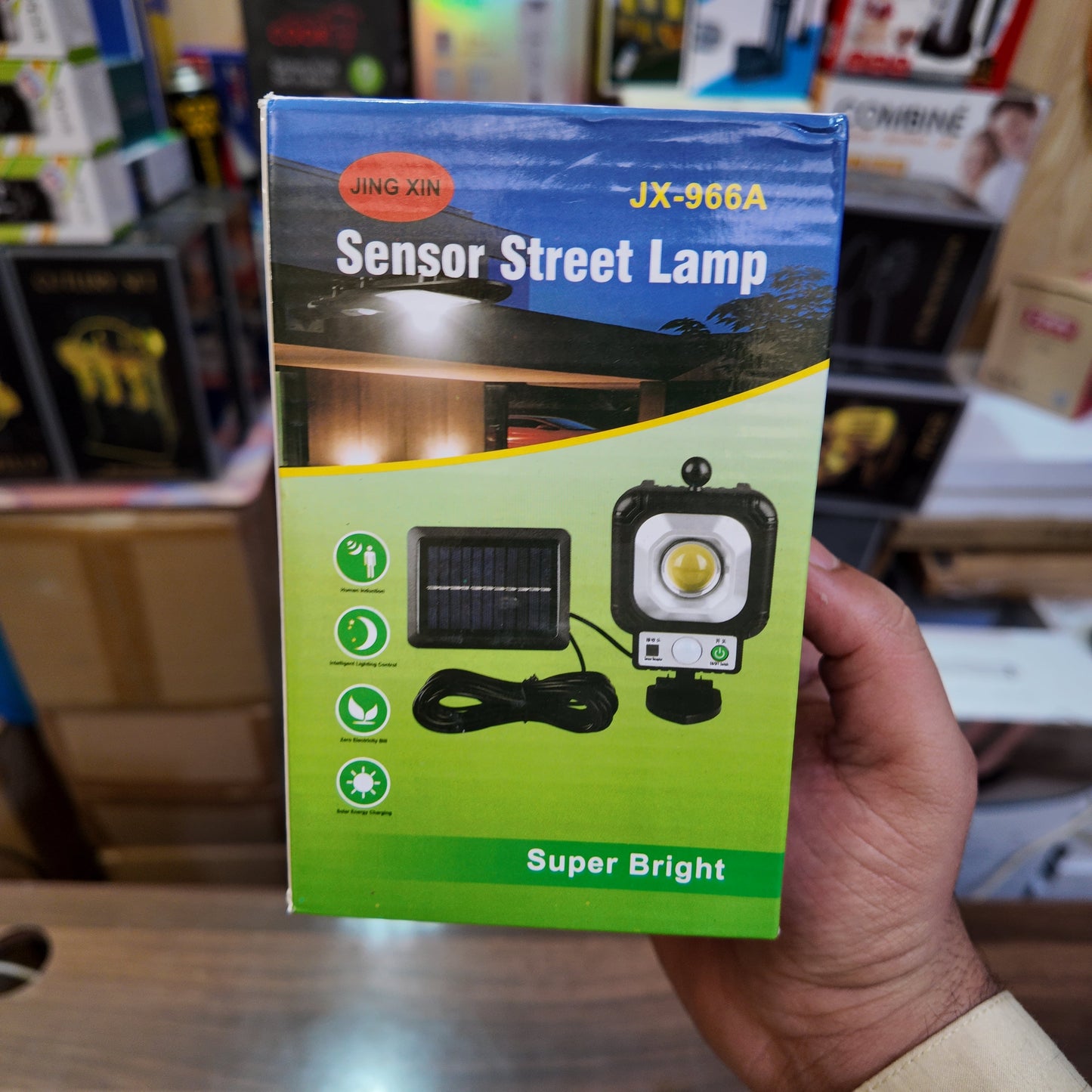 Lot Imported Solar Sensor Street Lamp JX-966A