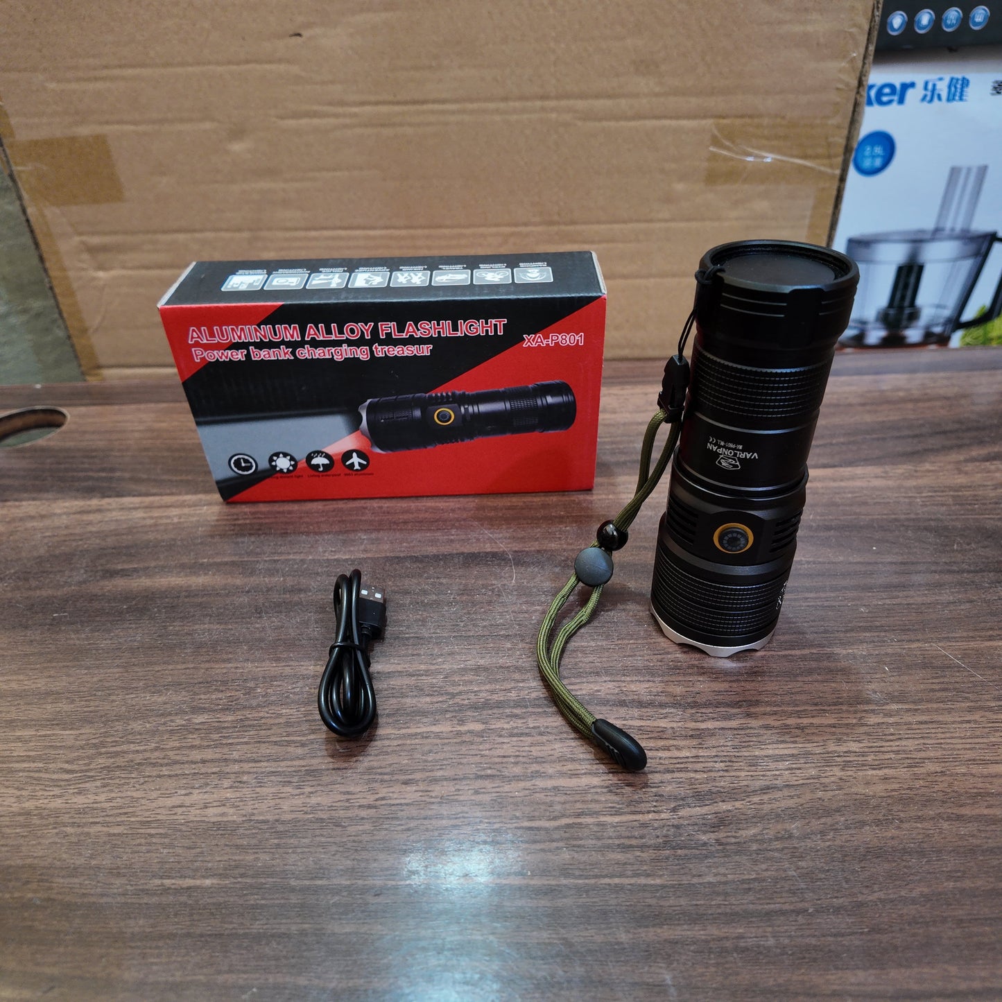 Lot Imported 1Km Powerful Flashlight P801