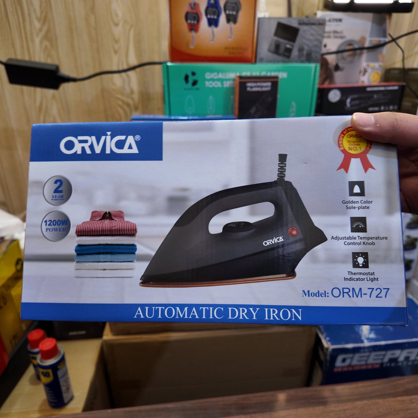 Lot Imported Orvica Automatic Ceramic Dry Iron