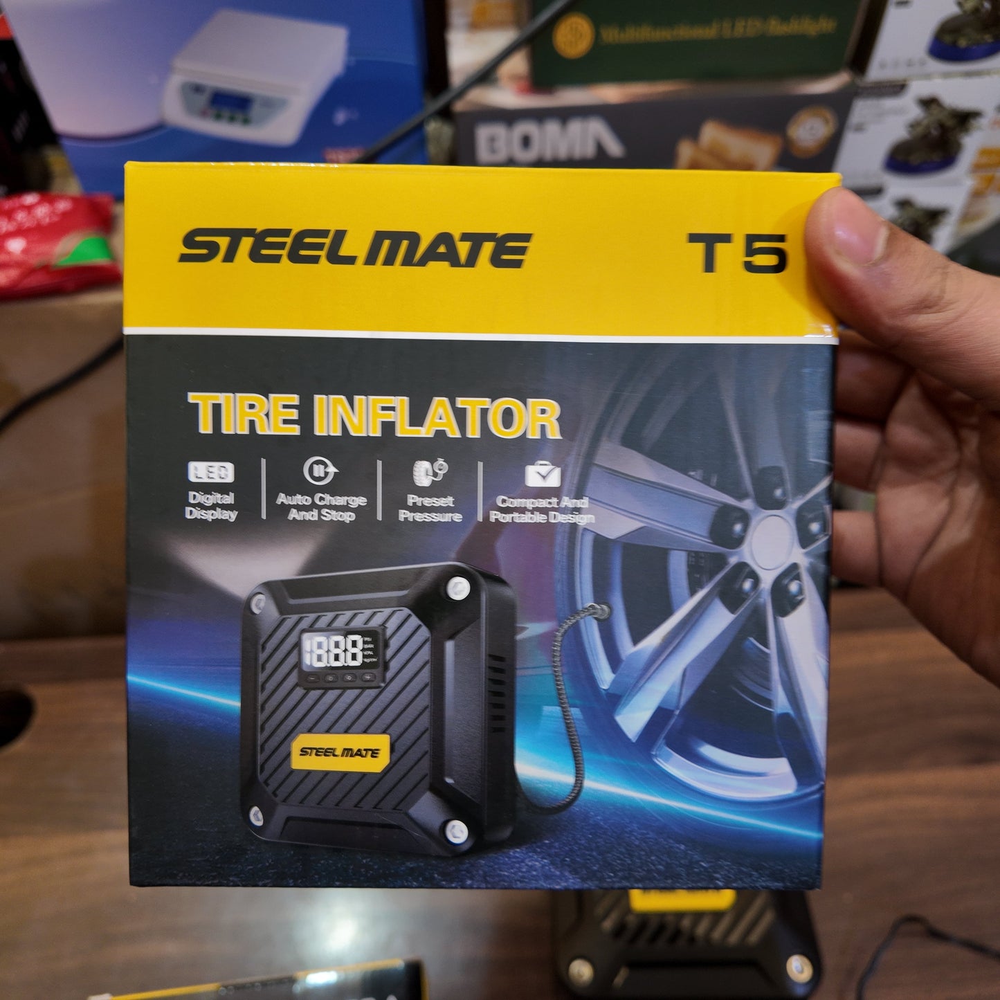 Lot Imported Steel Mate Powerful Tire Inflator