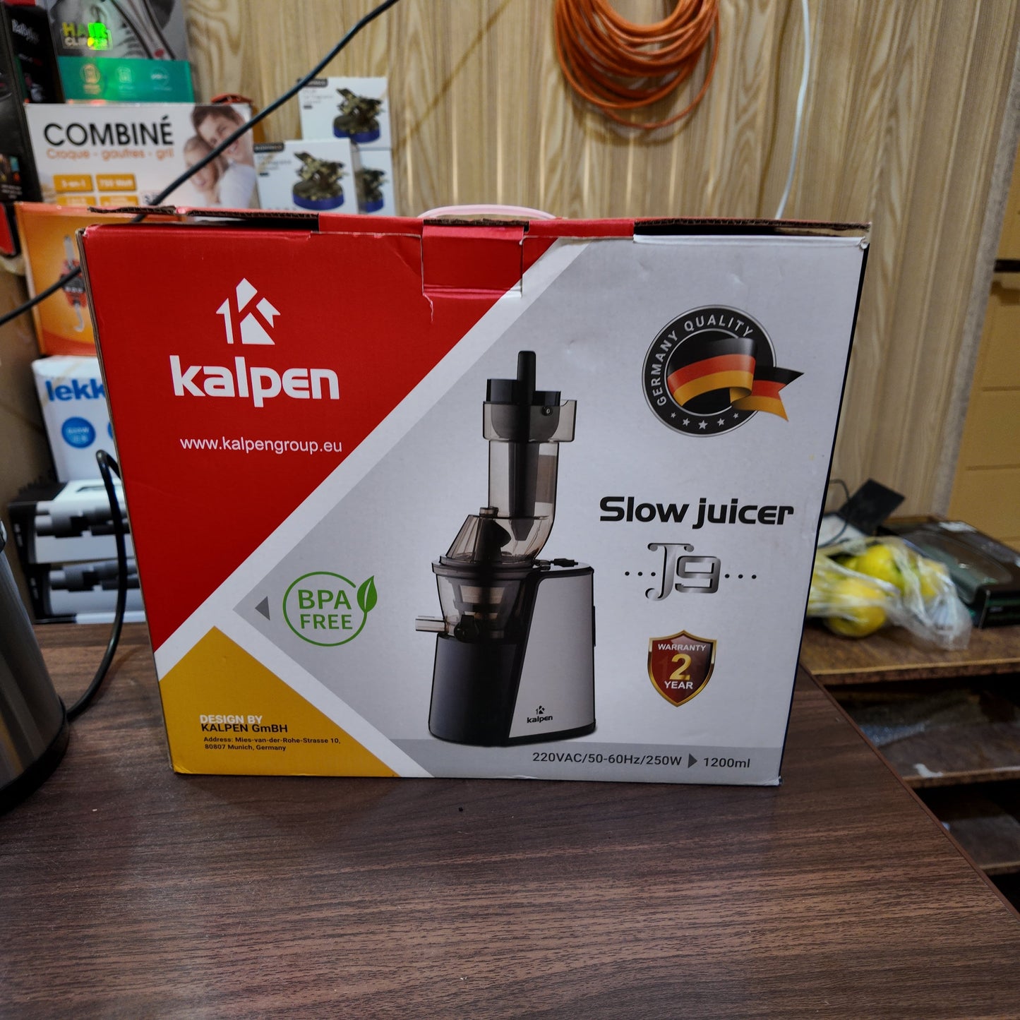 German Lot Imported Kalpen J9 Slow Juicer