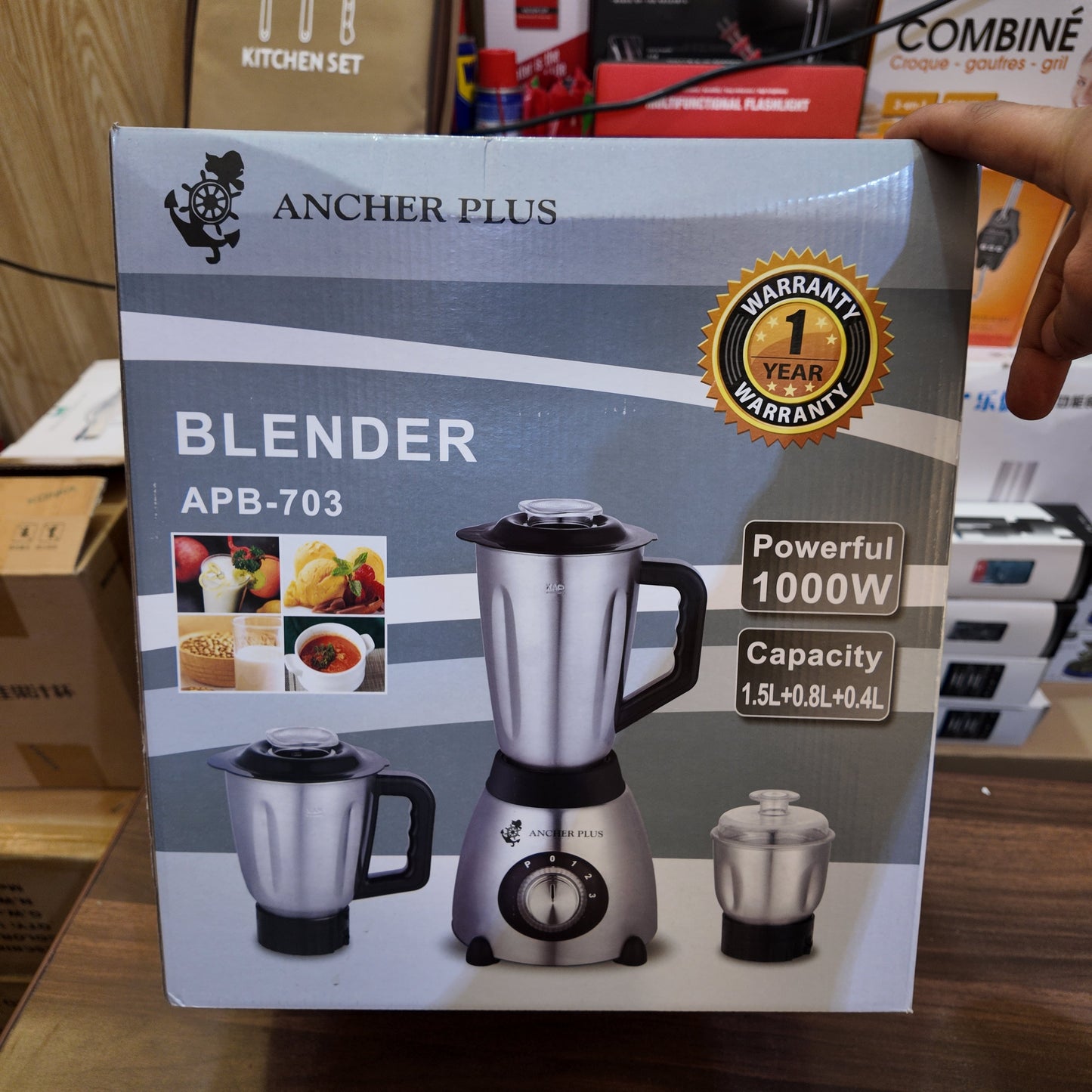 Lot Imported Ancher Plus 3-in-1 Blender