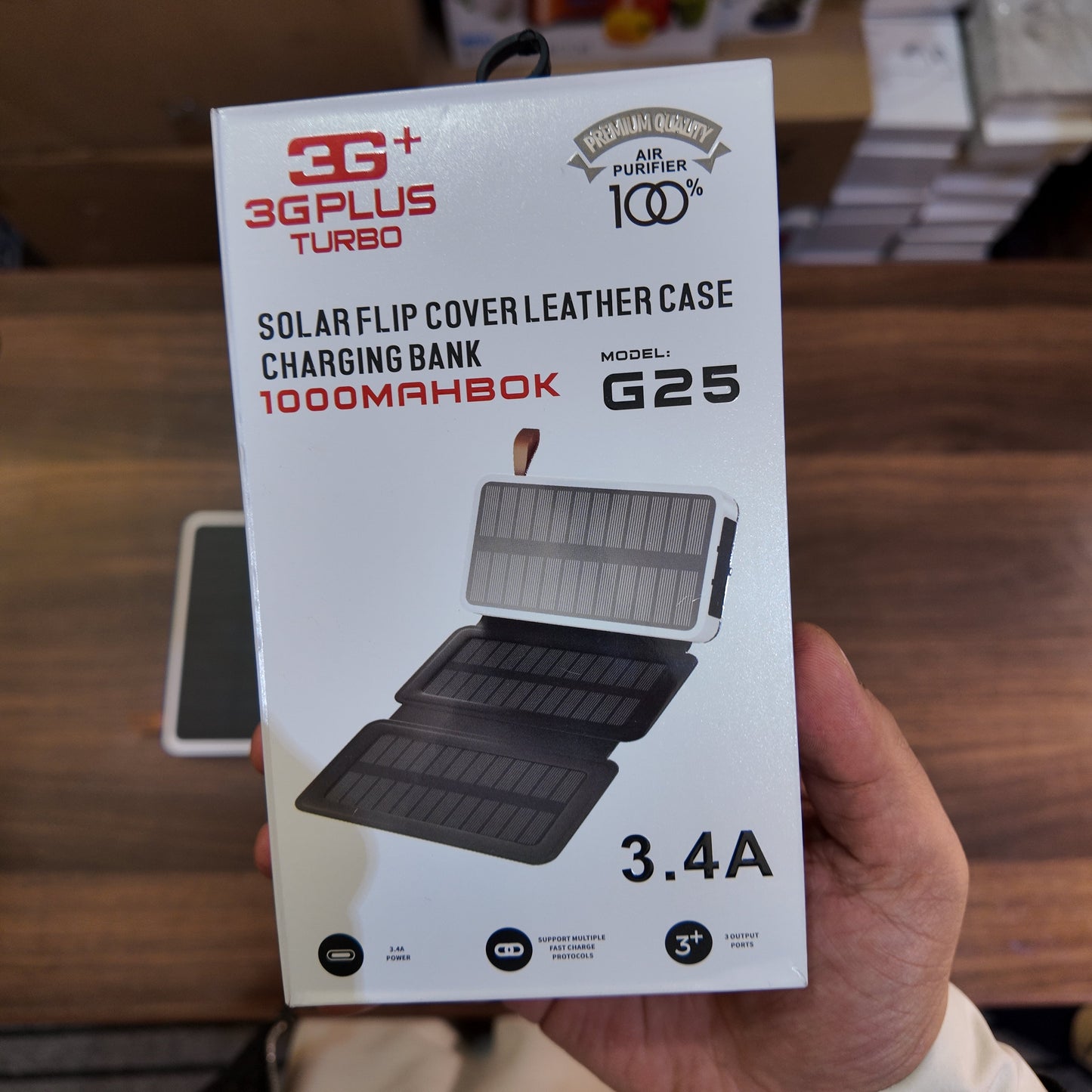 Lot Imported 3G+ 10000mAH Solar Powerbank