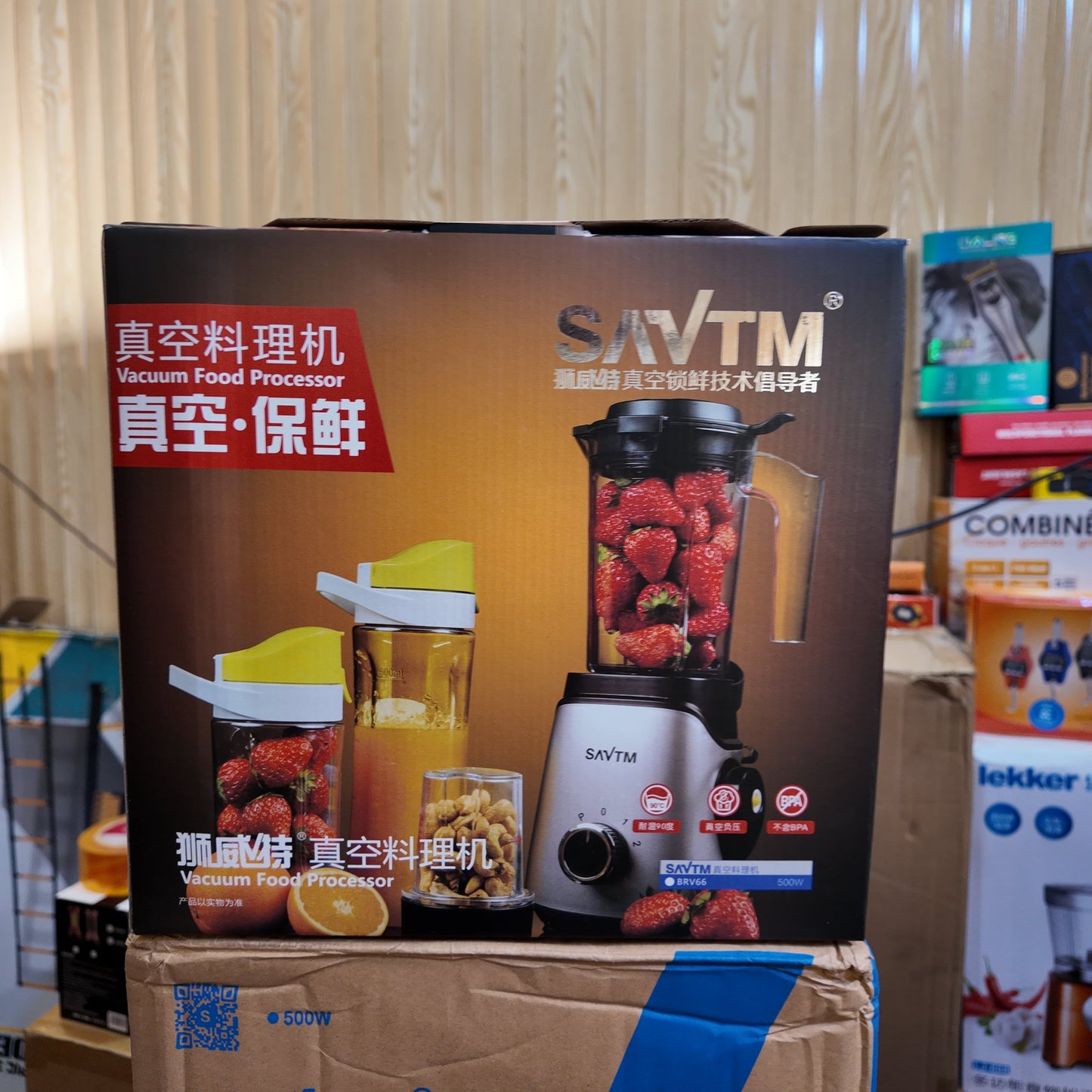 Lot Imported Savtm Vacuum Blender Set