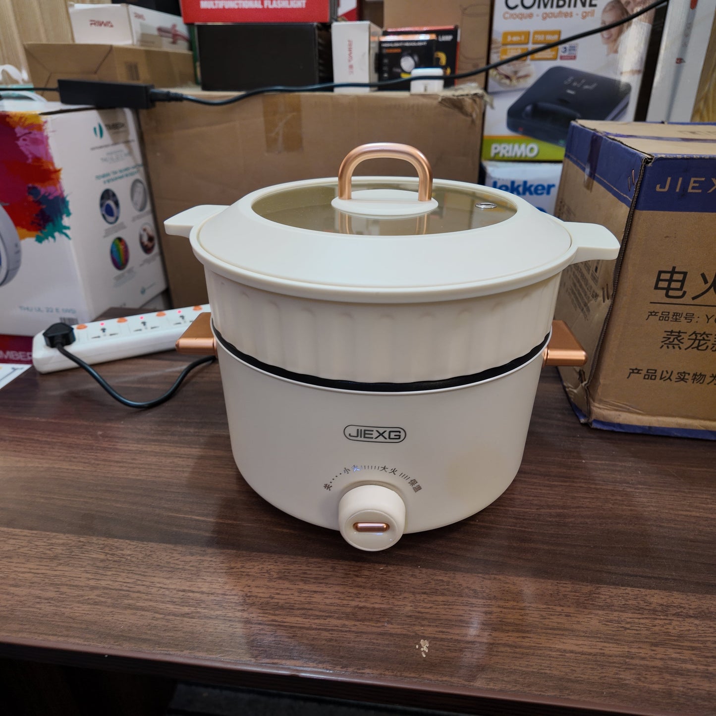 Lot Imported Jiexg 4L Electric Cooking Pot