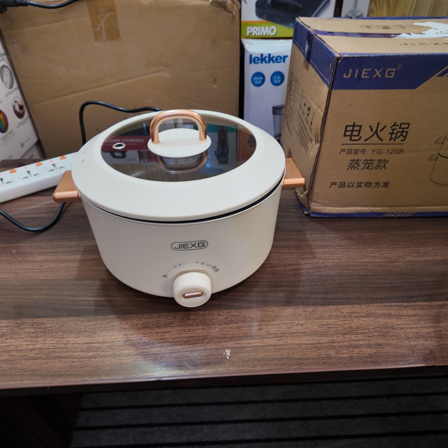 Lot Imported Jiexg 4L Electric Cooking Pot