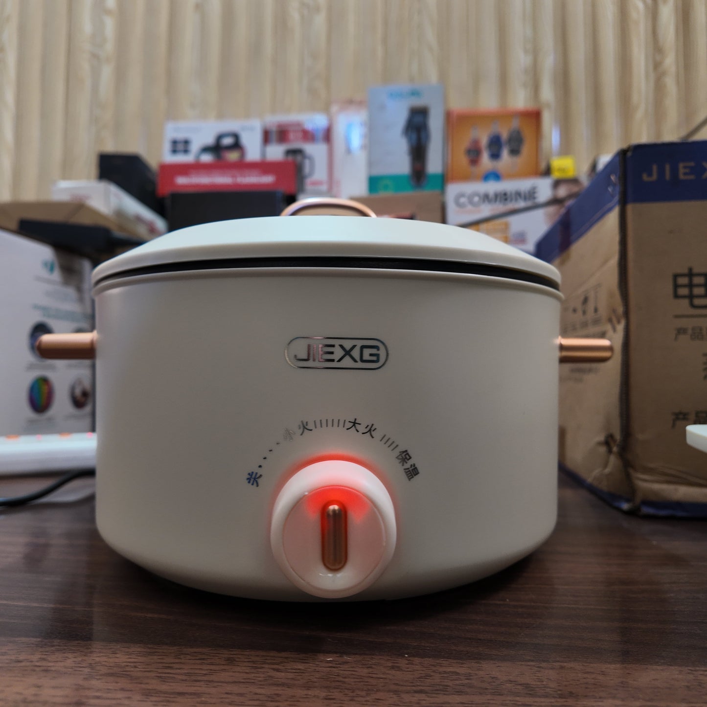 Lot Imported Jiexg 4L Electric Cooking Pot