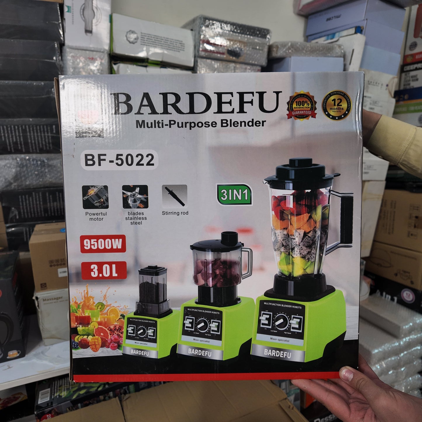 German Lot Imported Bardefu Multi Purpose Blender BF-5022