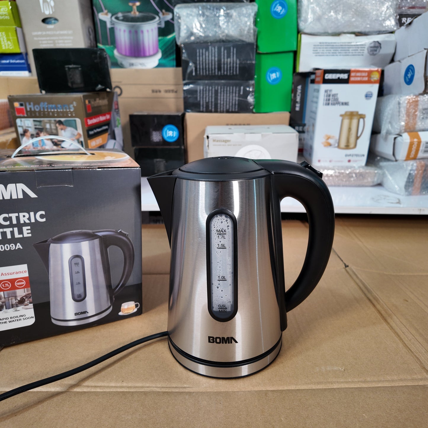 German Lot Imported Boma 1.7L Electric Kettle BM-1009A