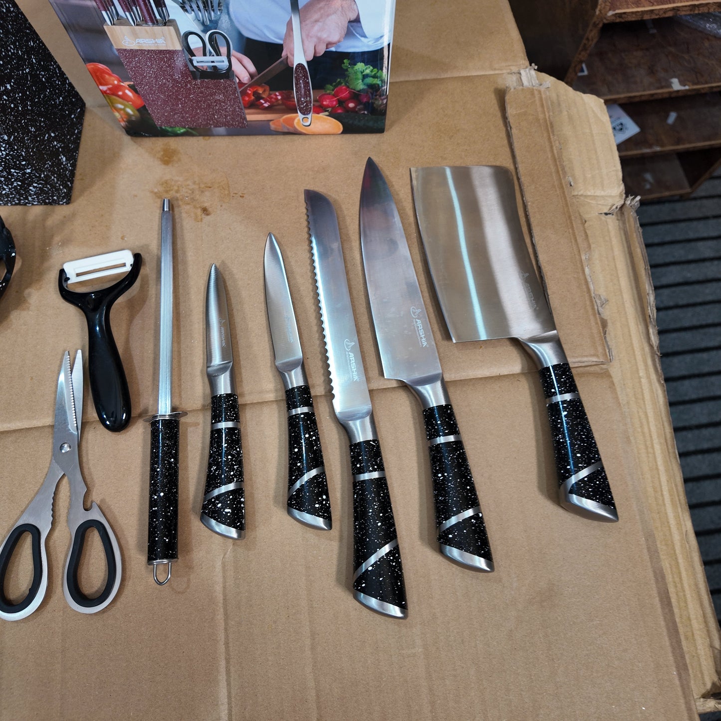 German Lot Arshia 12 in 1 Knife set