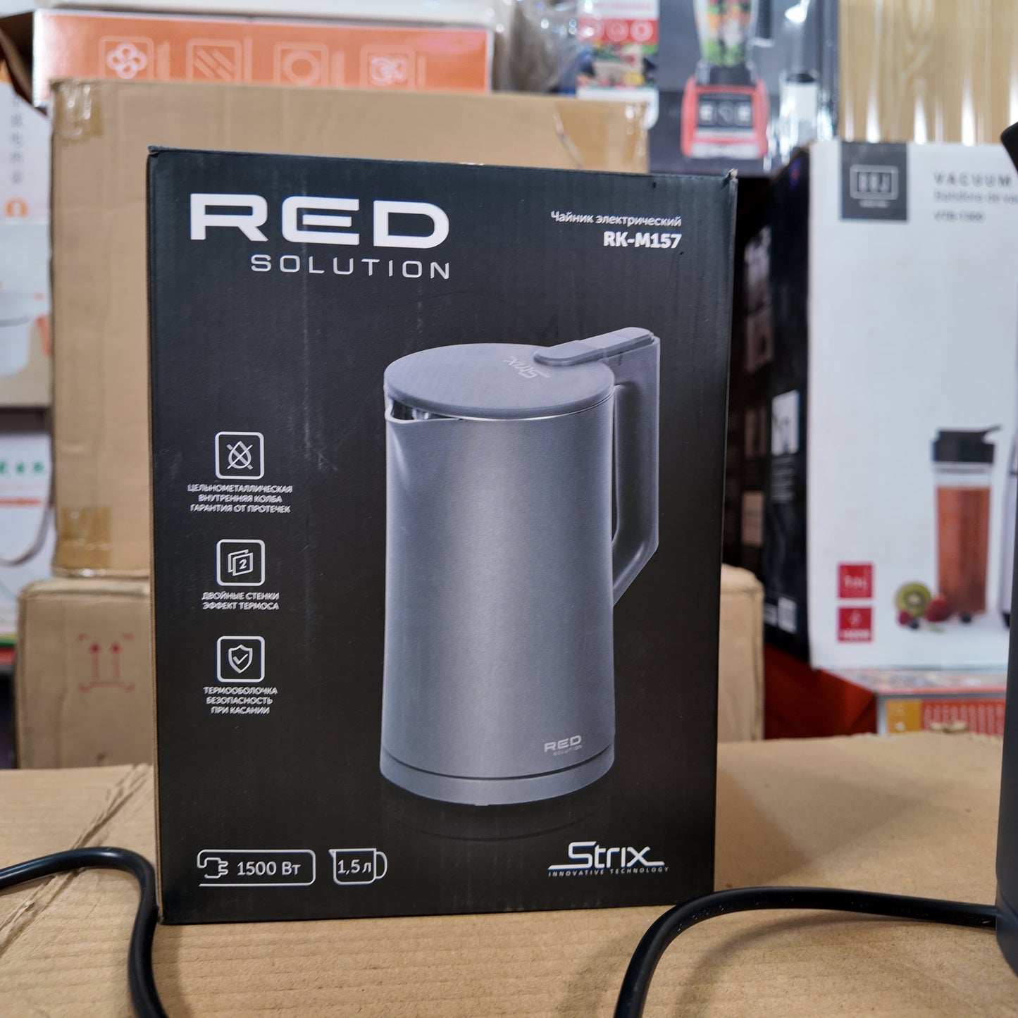 Amazon Lot Imported Red Solution 1.5L Electric Kettle