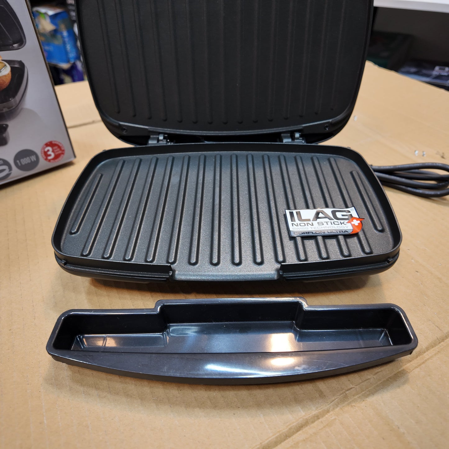 German Lot Imported Silver Crest Electric Grill Multi-Usage