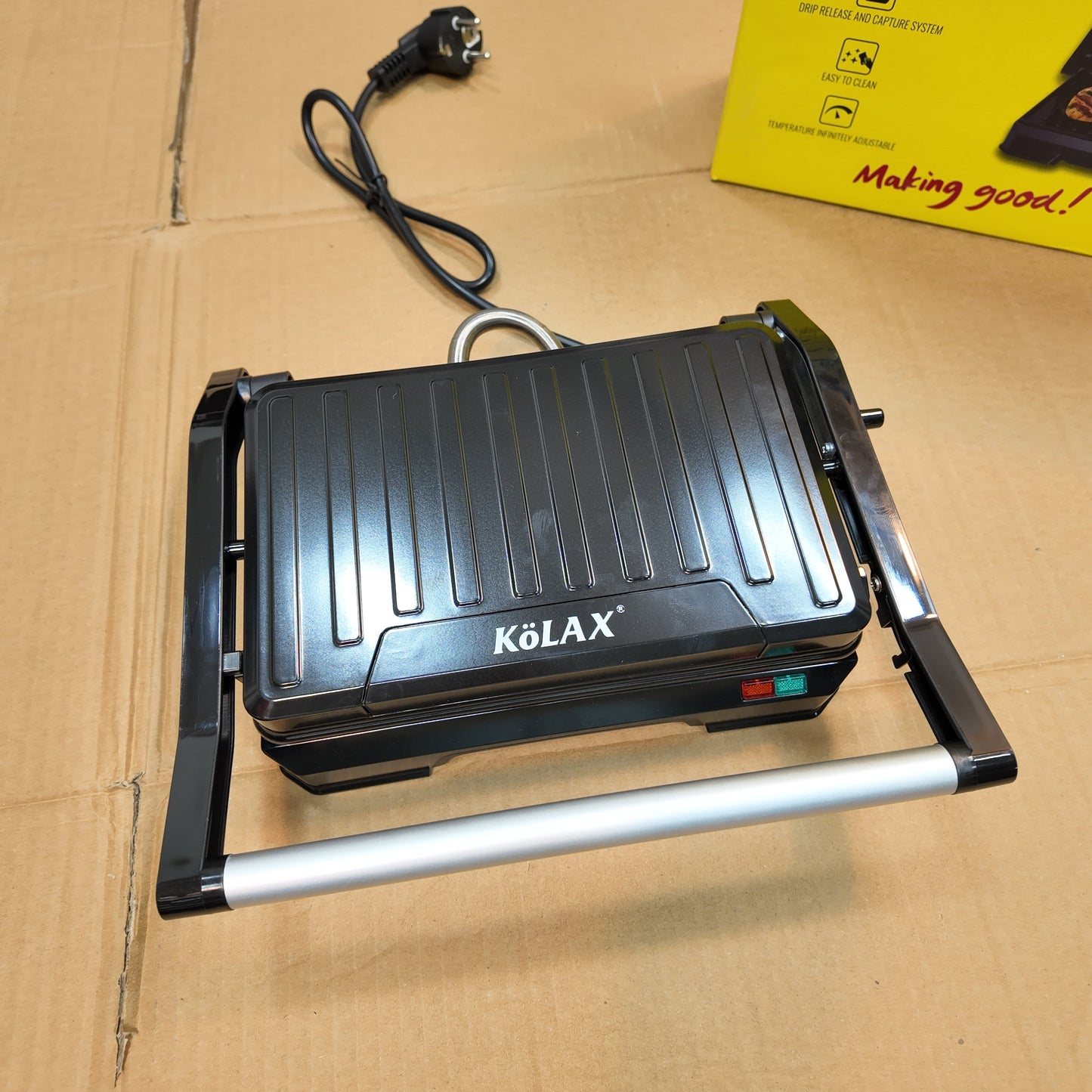 German Lot Imported Kolax Electric Contact Grill