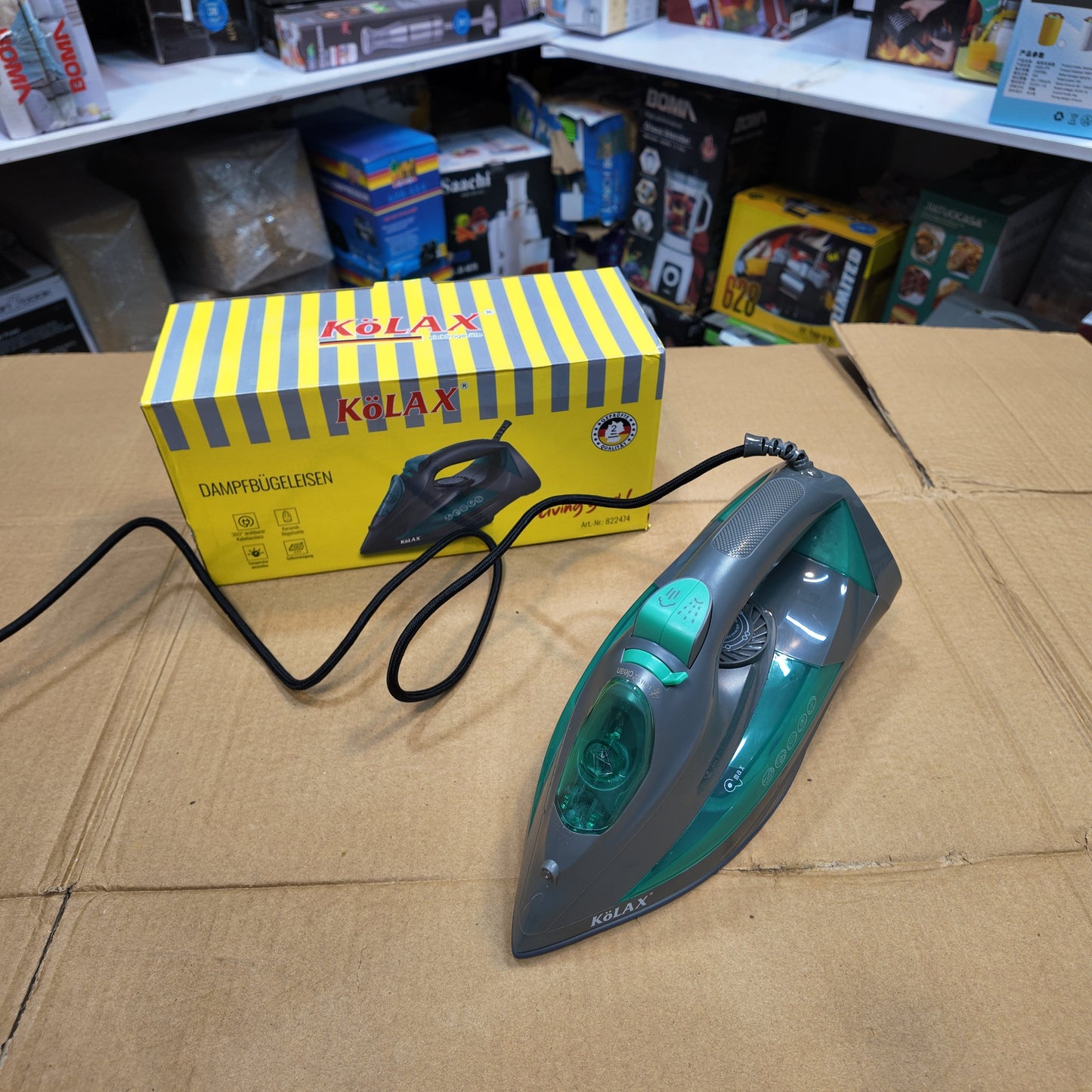 German Lot Imported Kolax 2200W Steam Iron