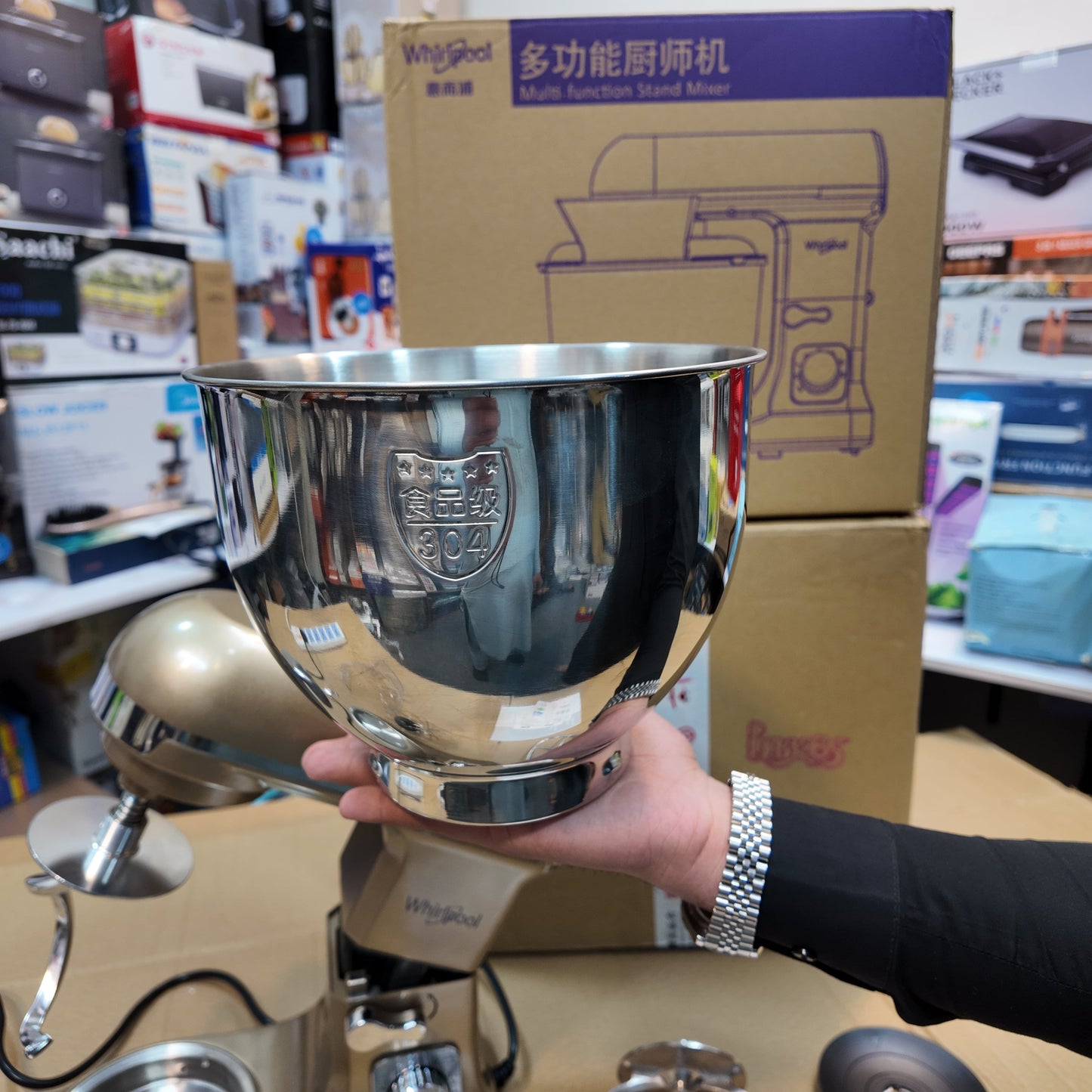 Hongkong Lot Imported Whirlpool 5L Stand Mixer