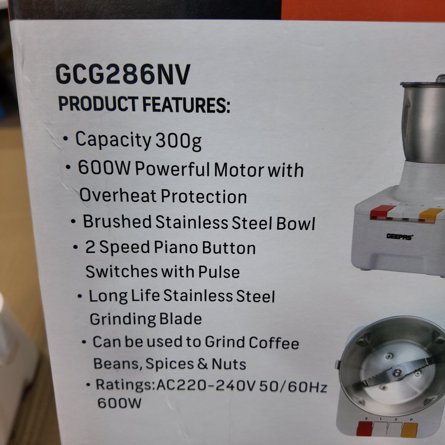 Geepas Food Processor GCG286NV