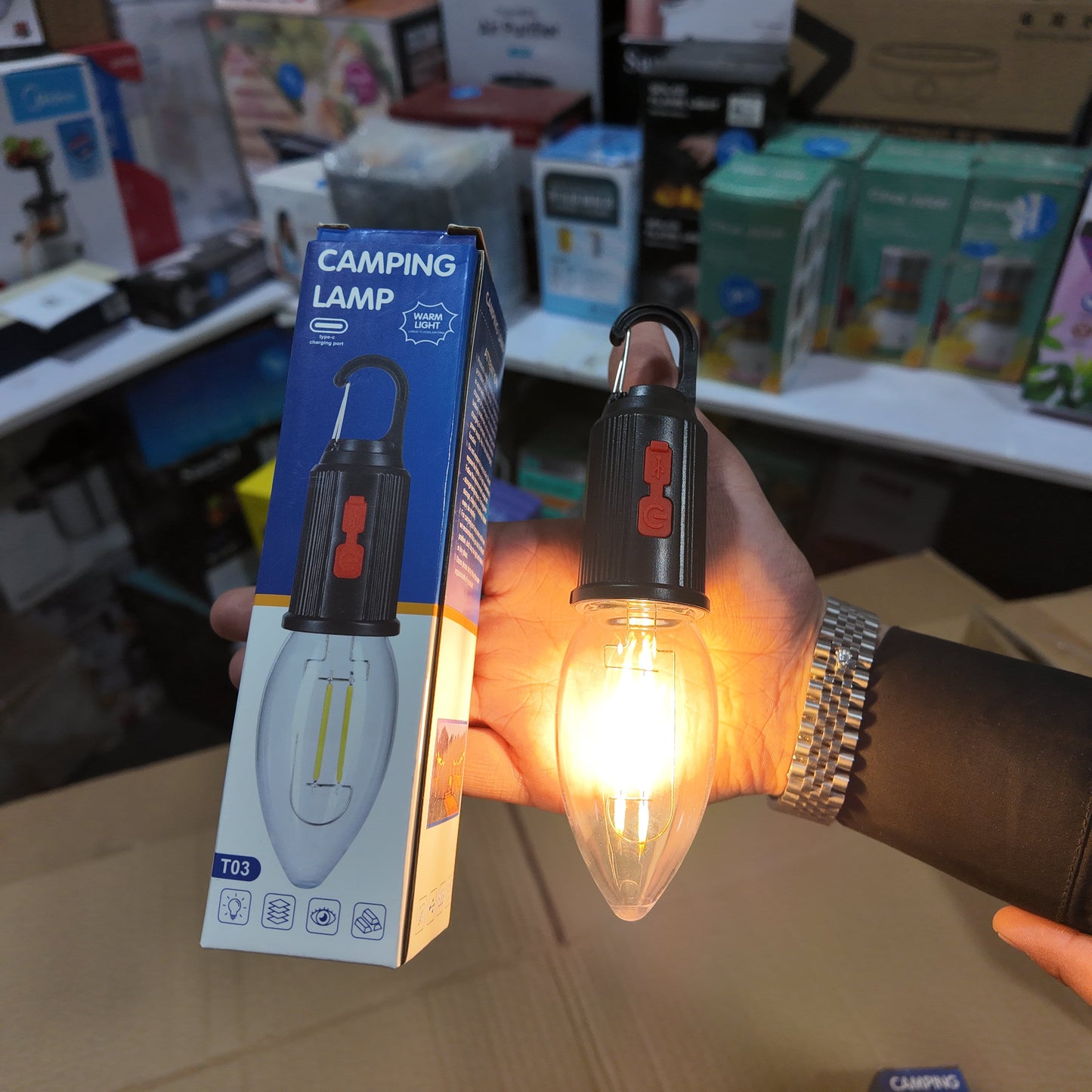 Lot Imported Camping Hand Torch