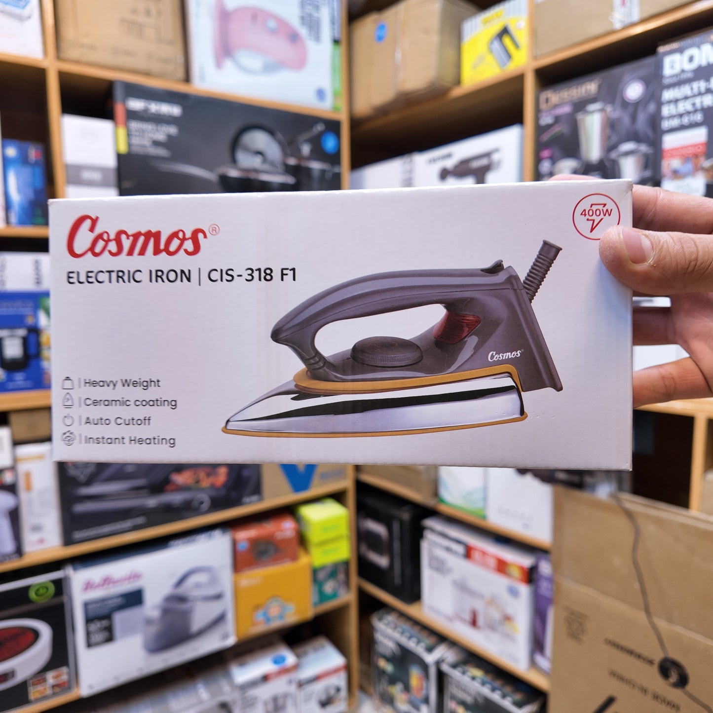 Indonesian Lot Imported Cosmos Heany Weight Travel Iron 400W