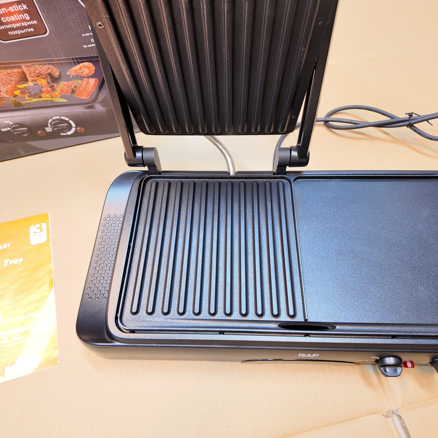 Lot Imported RAF 2-in-1 Electric Grill & Baking Pan