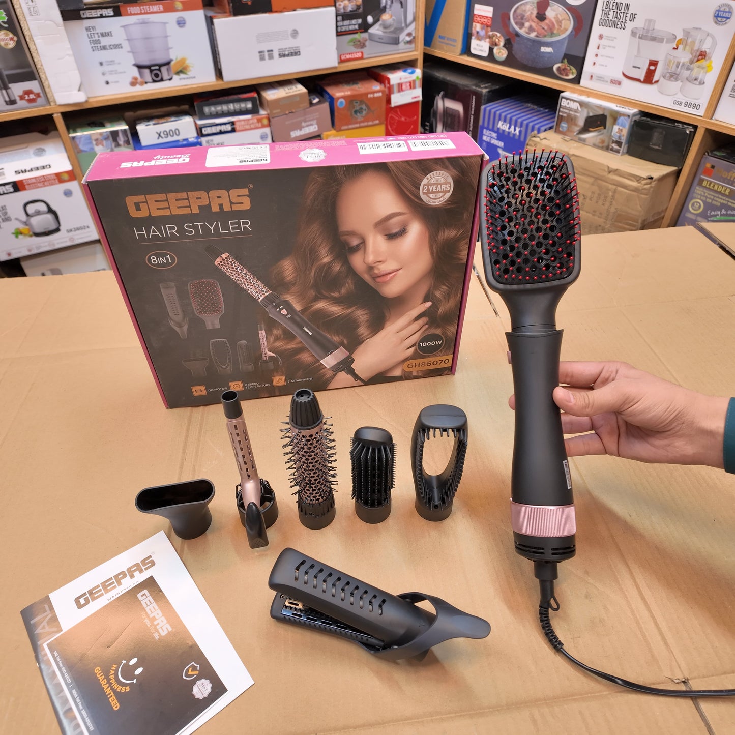 Geepass 8 in 1 Hair Styler GH86070