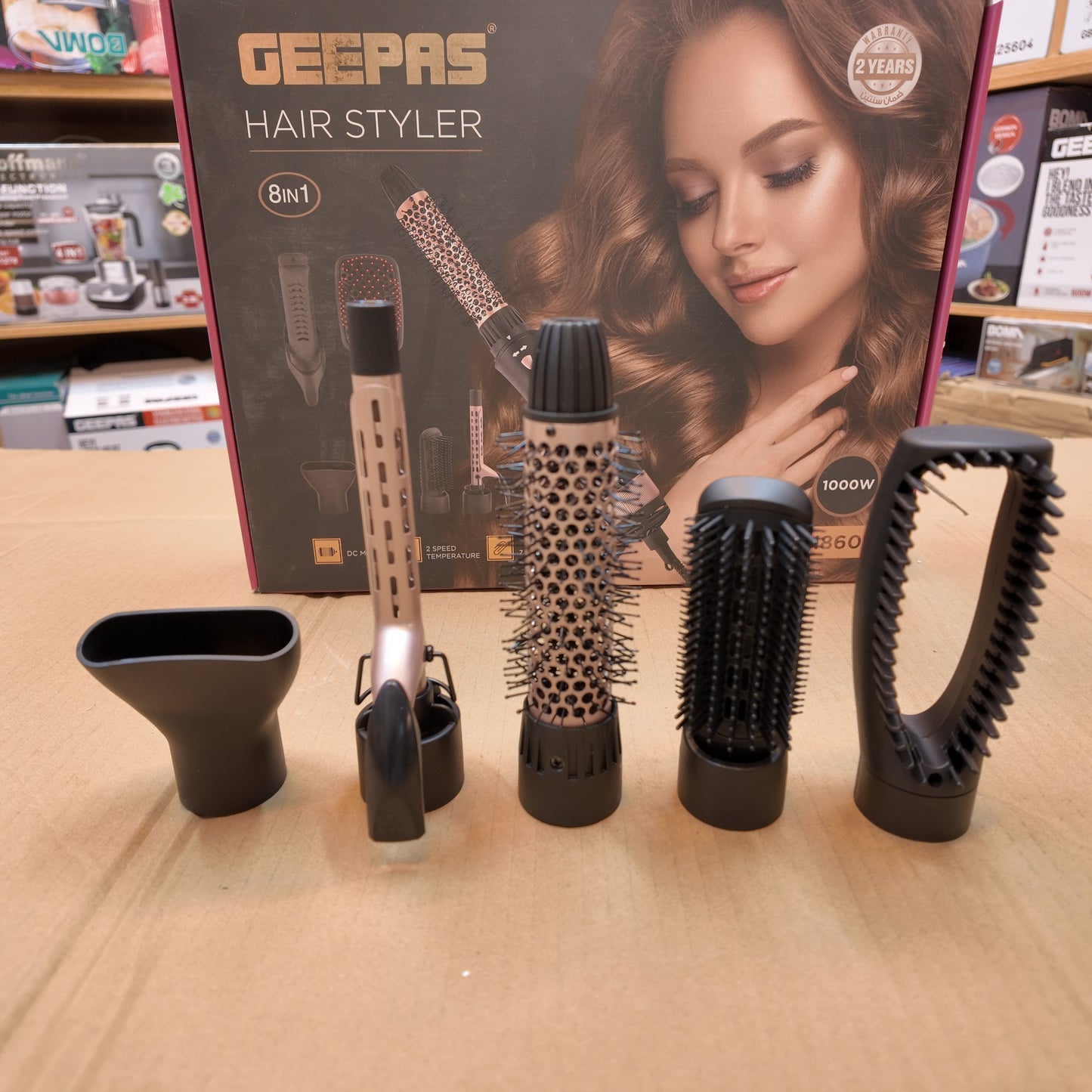 Geepass 8 in 1 Hair Styler GH86070