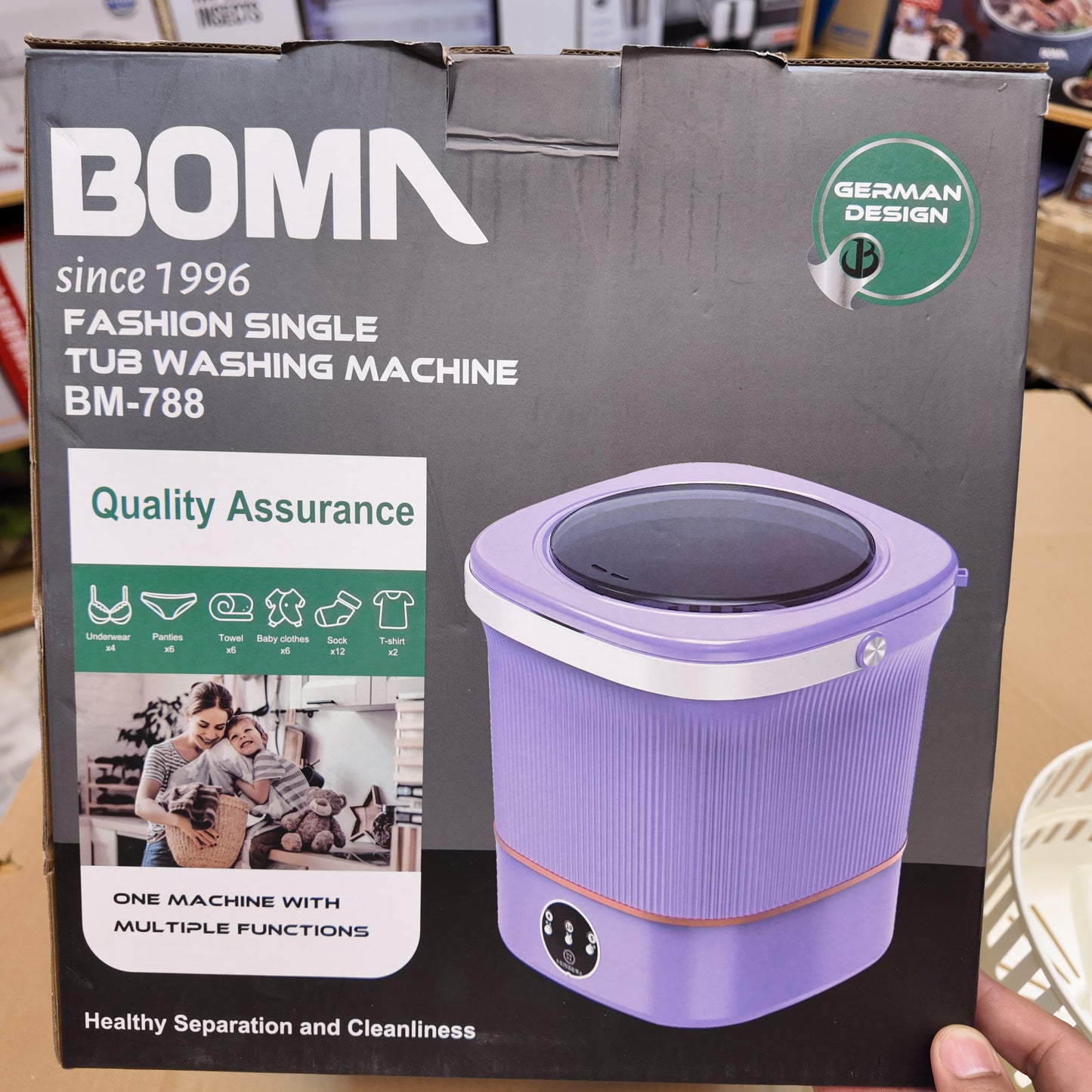 German Lot Imported Boma 12L Mini Washing Machine