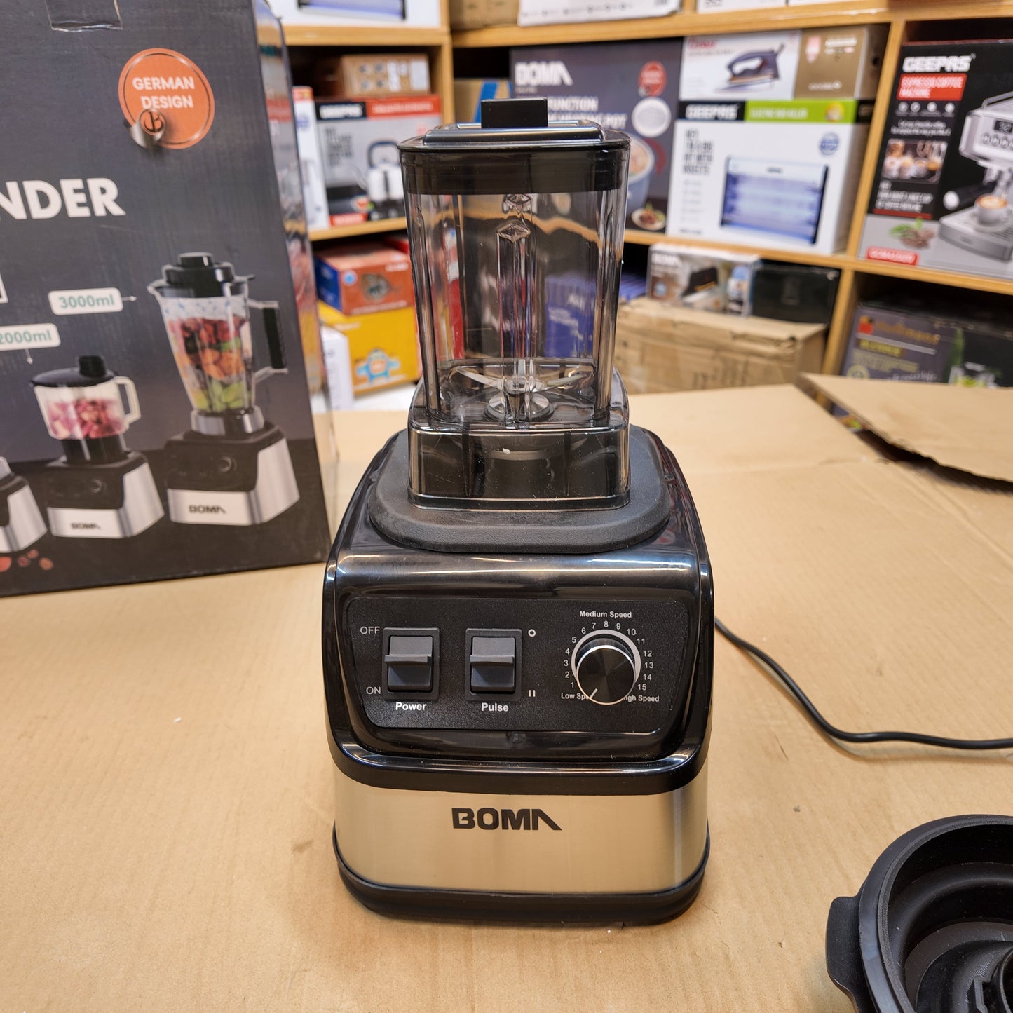 German Lot Imported Boma 3-in-1 3L Blender BM-778