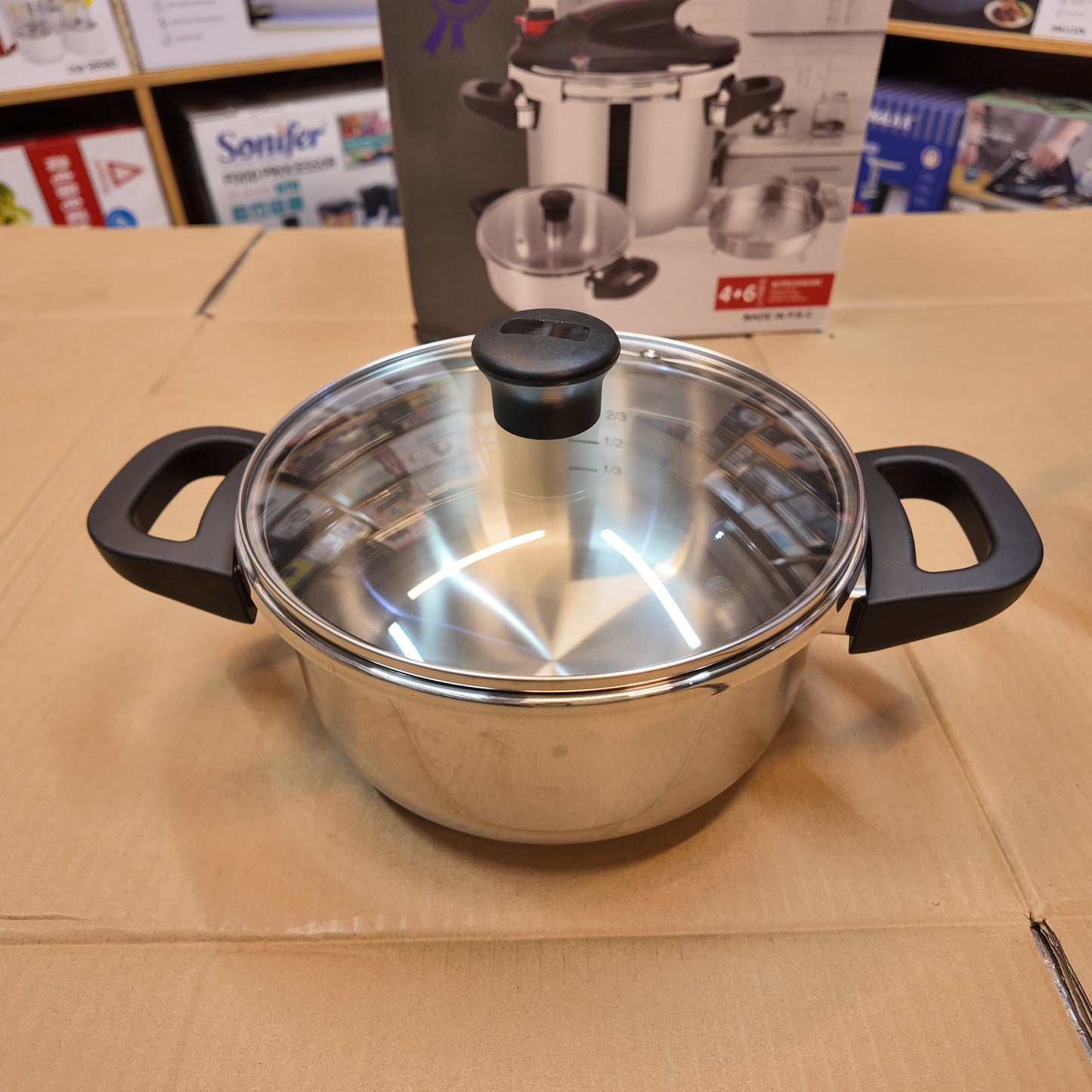 German Lot Imported Unique 6 & 4L Pressure Cooker