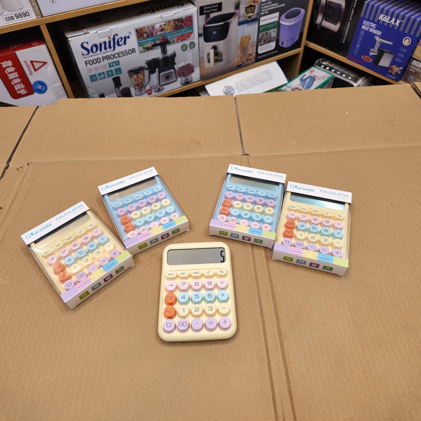 Lot Imported Karuida Mini Calculator