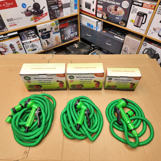 Lot Imported Expandable Garden Hose