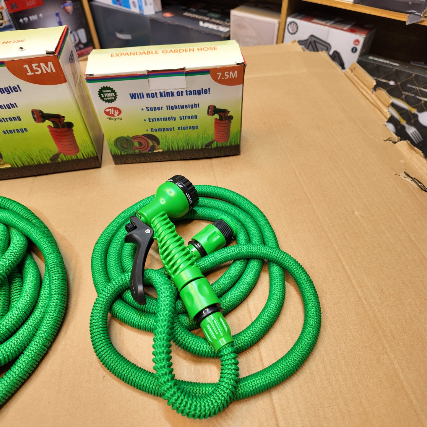 Lot Imported Expandable Garden Hose