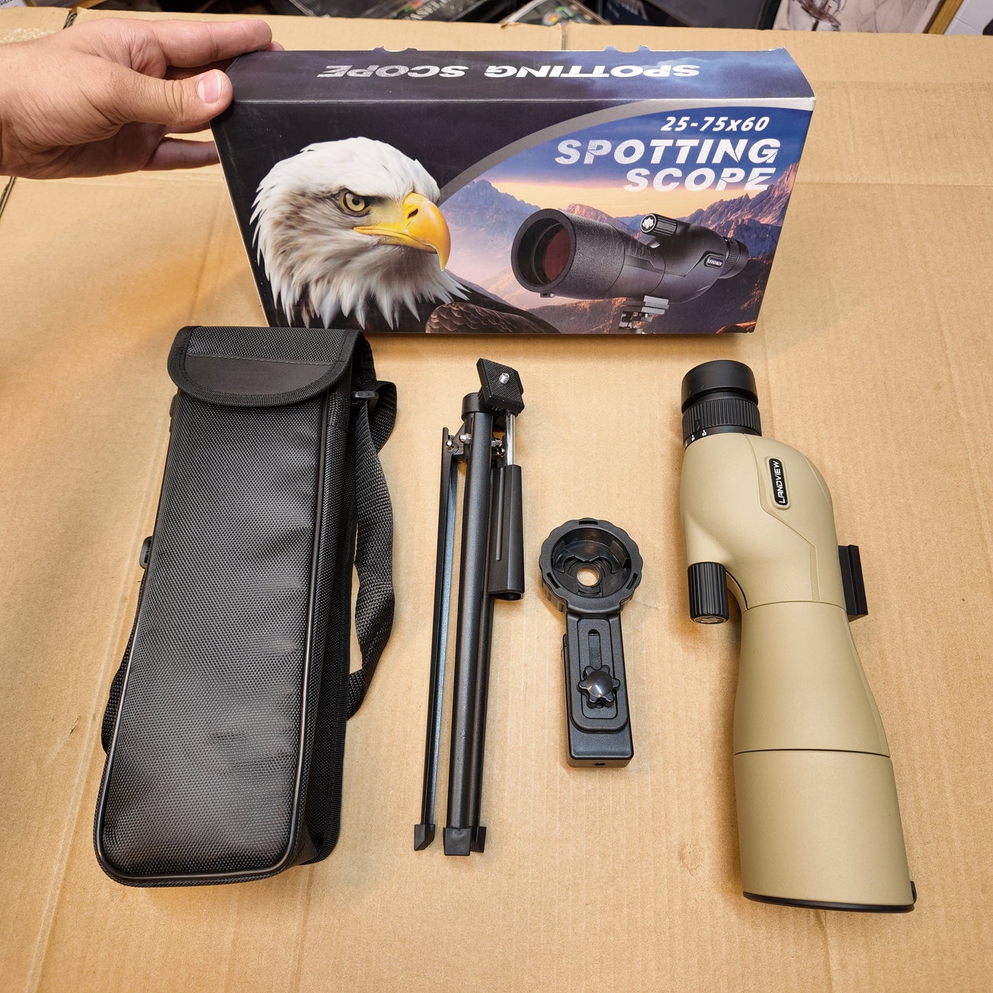 Lot Imported 75x60 spotting Scope with Mobile Clip