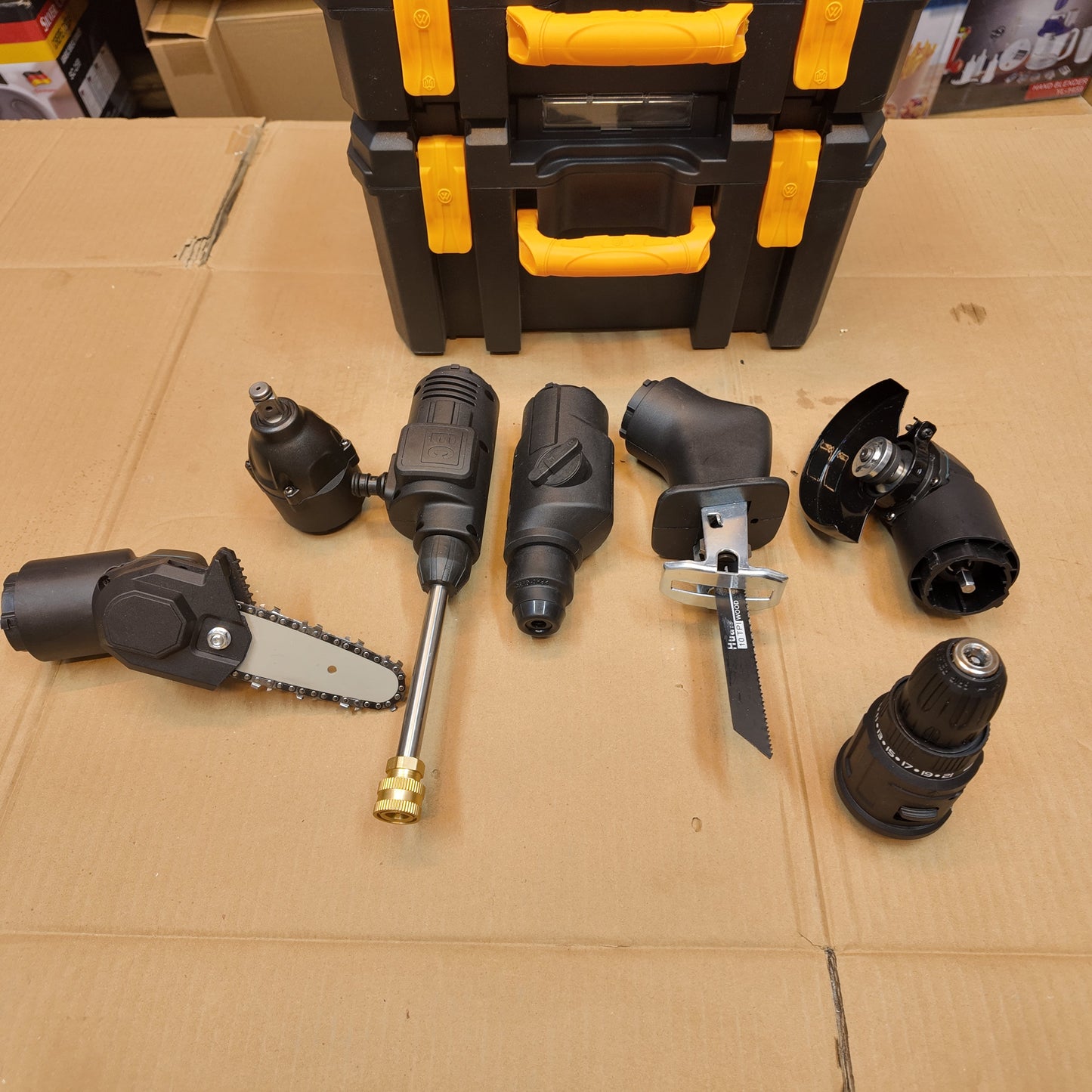 Lot Imported 7-in-1 21V Rechargeable Tools Set