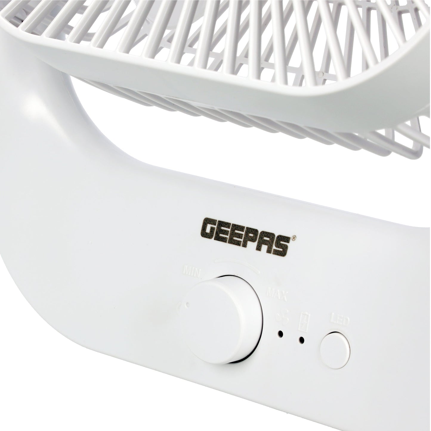 Geepas Rechargeable Fan With LED Light GF21162