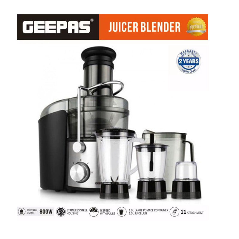 Geepas Power plus 4-in-1 Juicer Blender GSB46014P